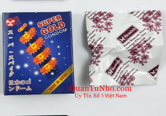 bao cao su có gai super gold 2s