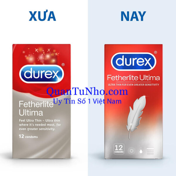 bao cao su durex fetherlite ultima và fertherlite