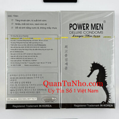 bao cao su gai powermen cá ngựa bạc