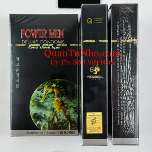 bao cao su lâu ra powermen cá ngựa đen 12s