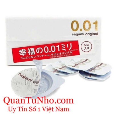 bao cao su loại mỏng sagami 0.01