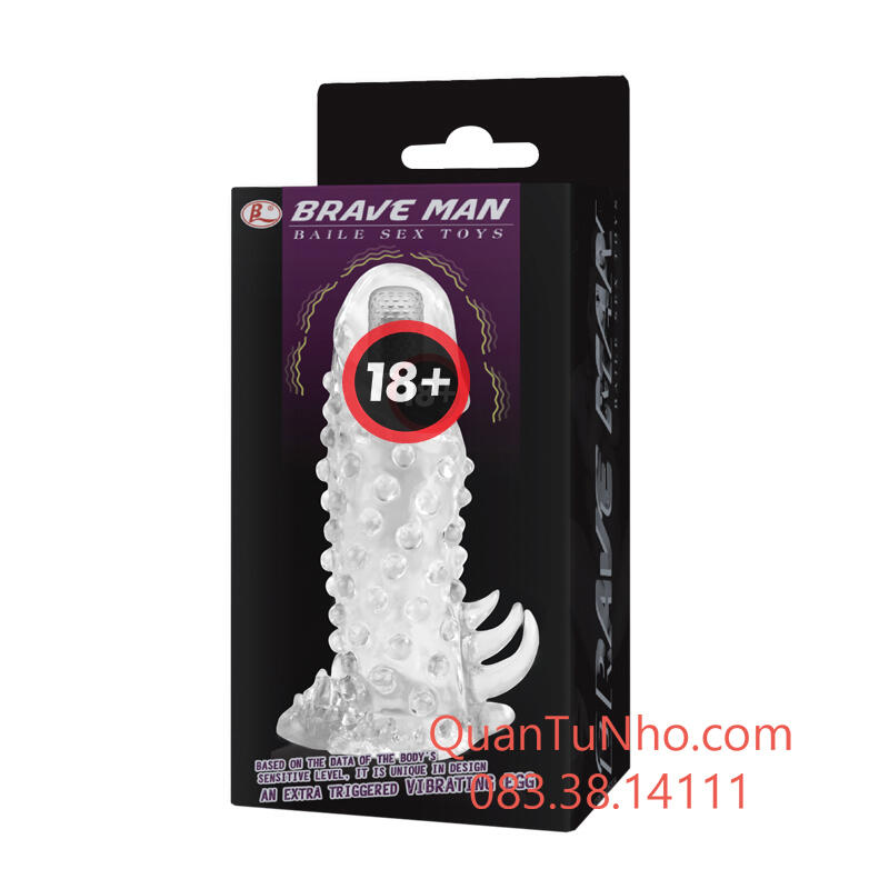 Bao cao su rung 2 đầu Brave Man