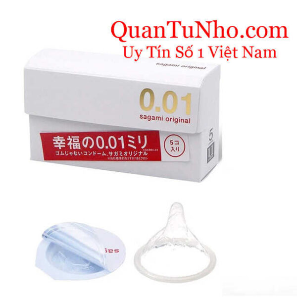 bao cao su siêu mỏng sagami 0.01