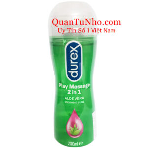 gel bôi trơn gốc nước durex play massage 2 in 1 200ml