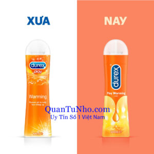 mẫu mã gel bôi trơn durex warming 100ml