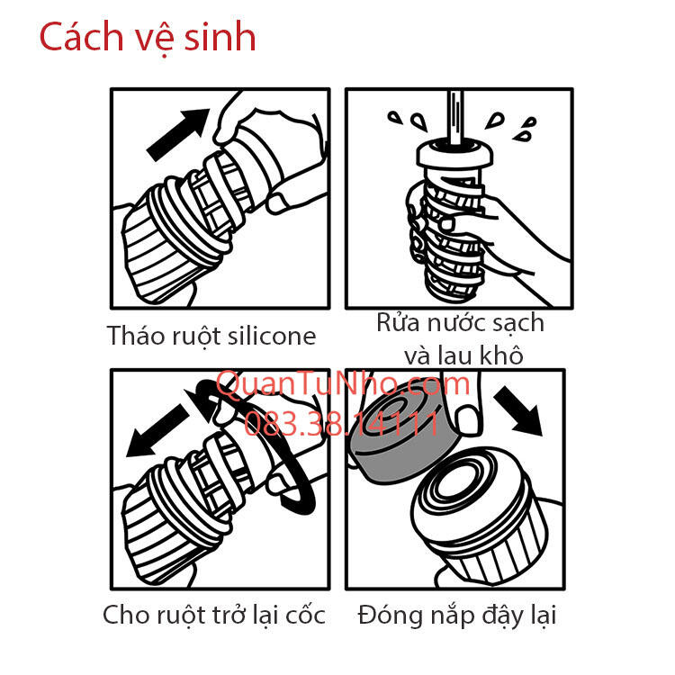 cách vệ sinh cốc tenga airtech twist