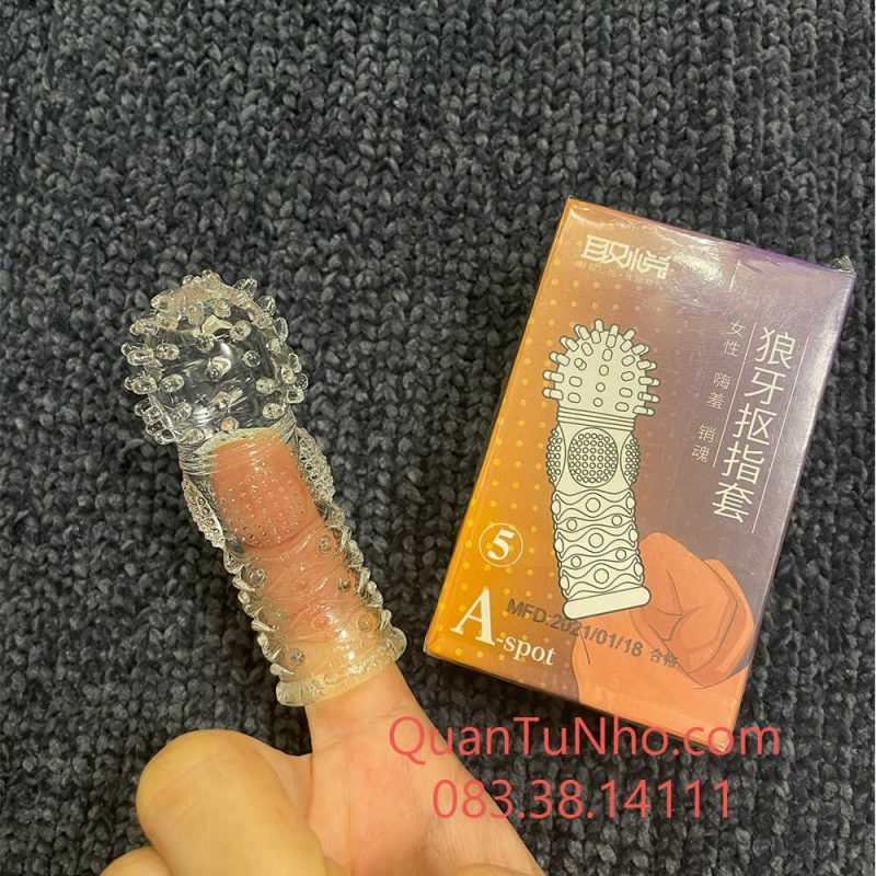 Bao cao su đôn dên Ngón Tay gai nổi tăng kích thích cho màn dạo dầu hoàn hảo