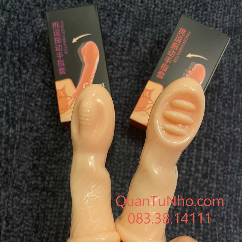 Bao cao su ngón tay có rung siêu tăng kích thích cho nữ
