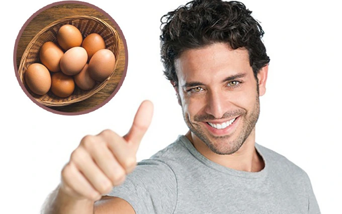 trứng gà rất tốt cho sức khỏe sinh lý nam giới