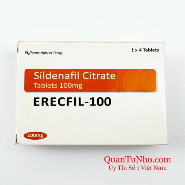 Thuốc Erecfil 100 – Tăng Cương Dương Kéo Dài Thời Gian Hiệu Quả