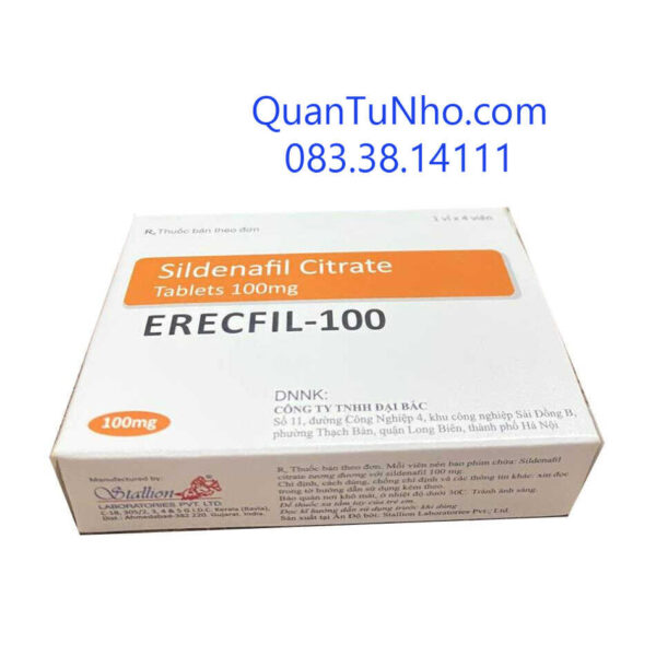 Thuốc Erecfil 100mg