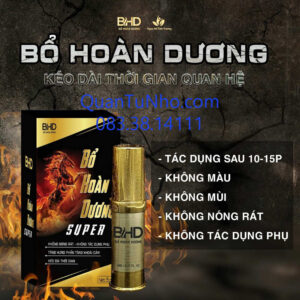 Công dụng xịt Bổ Hoàn Dương