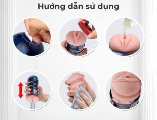 Bước sử dụng âm đạo giả