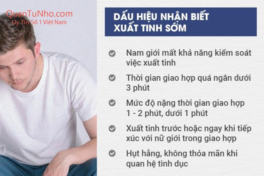 dau hieu nhan biet xuat tinh som