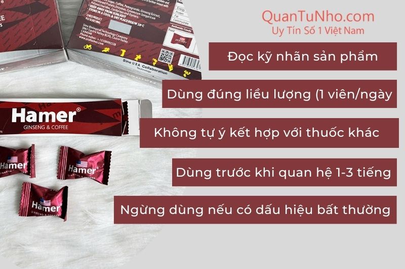 Hướng dẫn sử dụng kẹo Hamer một cách an toàn