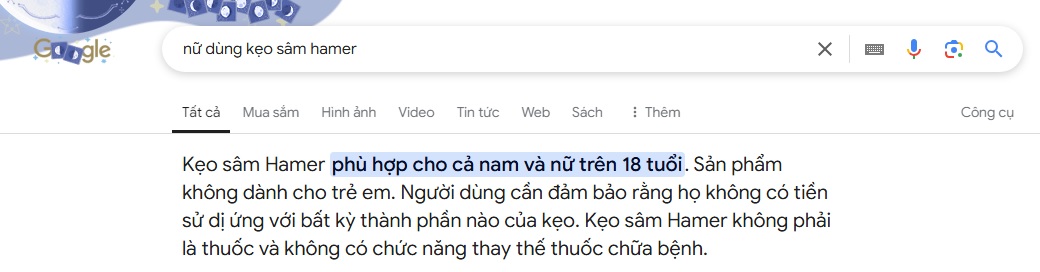 keo hamer co tac dung voi phu nu khong