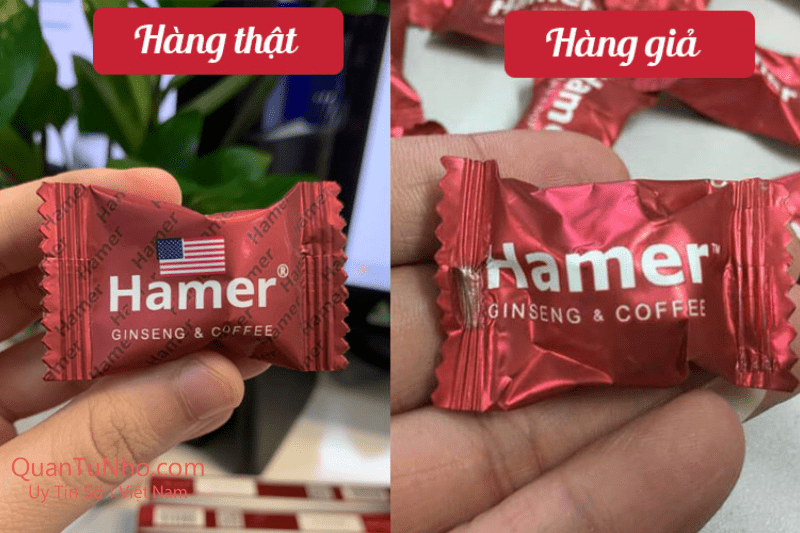 kẹo hamer thật và giả