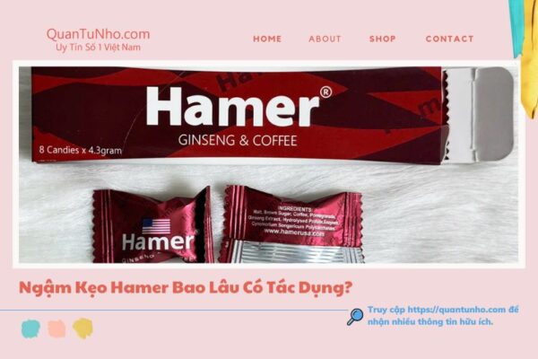 Ngậm Kẹo Hamer Bao Lâu Có Tác Dụng? Bí Quyết Kéo Dài Hiệu Quả Tối Đa