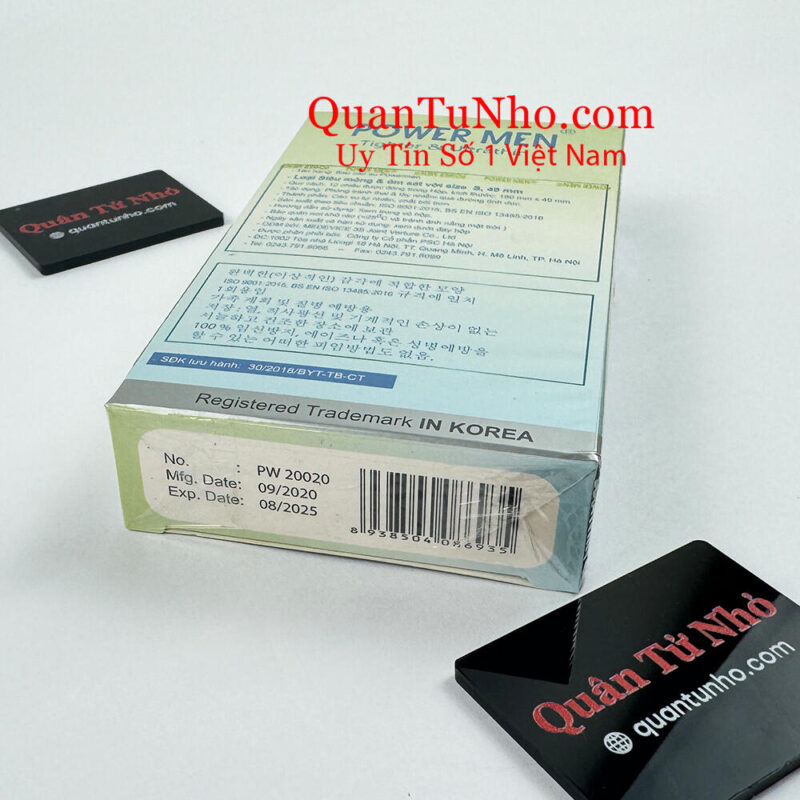 bao cao su size nhỏ nhất powermen tighter ultrathin 12s