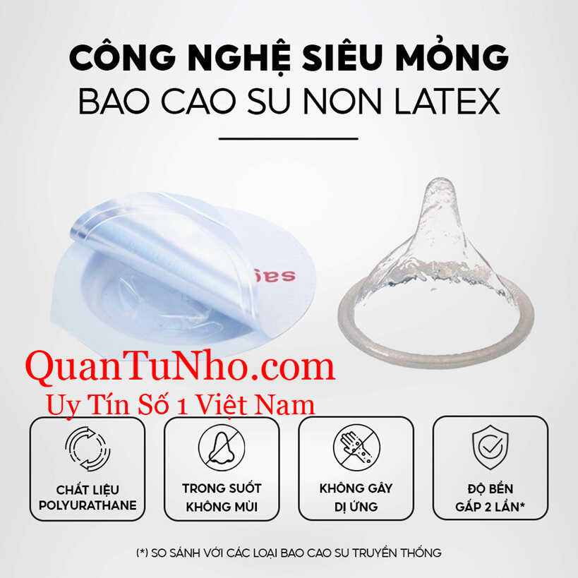 bao siêu mỏng bao cao su sagami 0,01