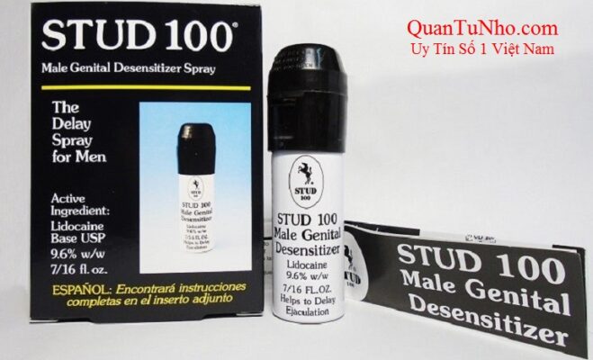 Chai xịt chống xuất tinh sớm Stud 100 là một sản phẩm hỗ trợ kéo dài thời gian quan hệ