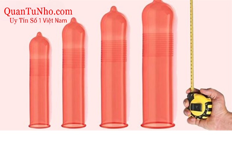 Kích cỡ của bao cao su thường được phân loại dựa vào chu vi dương vật khi cương cứng