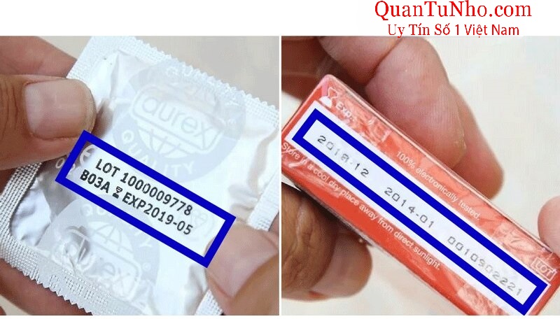 Kiểm tra bao bì, tem mác để mua được bao cao su chất lượng