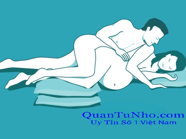 Tư thế úp thìa phù hợp cho những ai mang thai