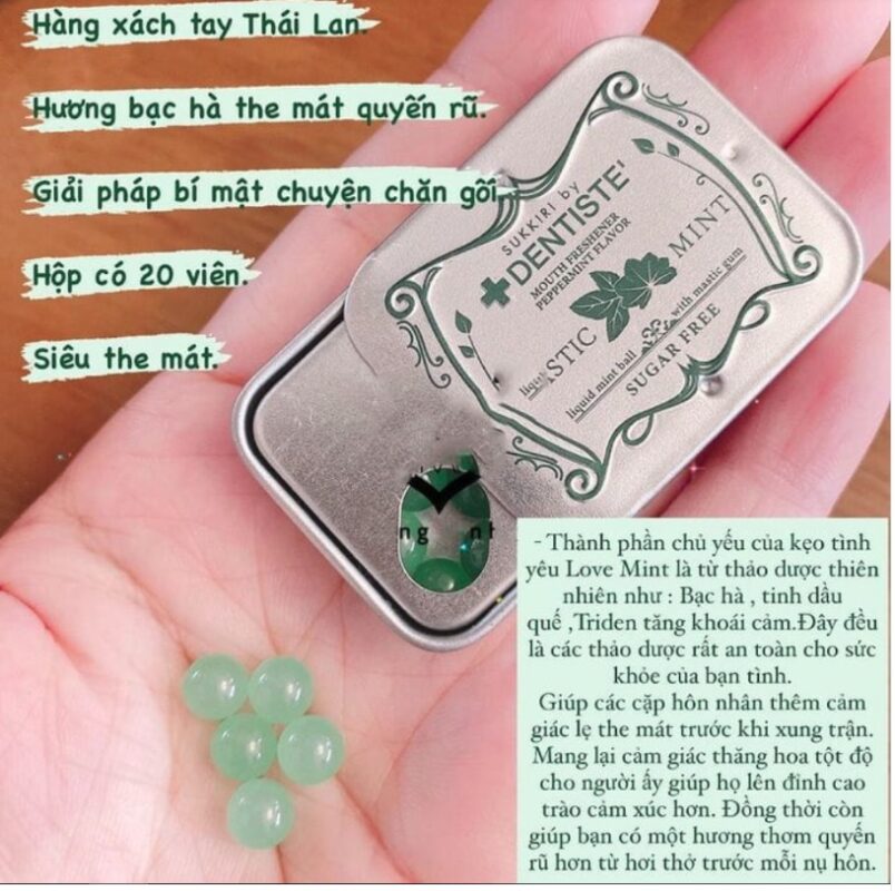 tac dung cua keo phong the love mint