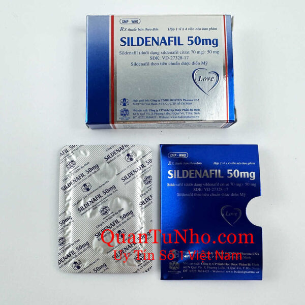 Thuốc tăng sinh lý nam của Ấn Độ Sidenafil 50mg
