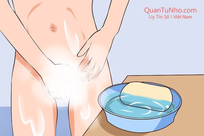 vệ sinh sạch sẽ trước khi bú lồn