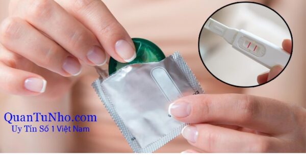 Xác suất có thai khi dùng bao cao su là dưới 15%