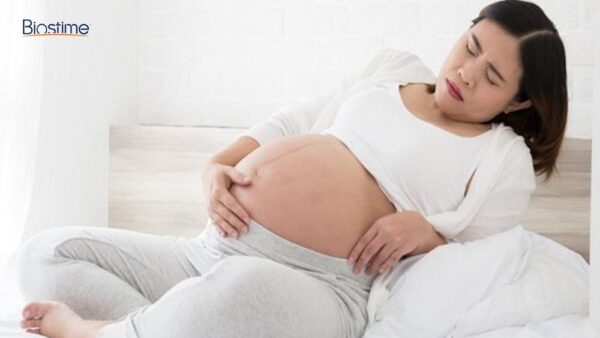 bầu đau bụng dưới bên phải