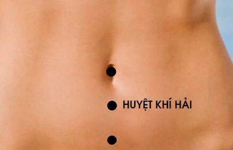 Huyệt Khí Hải 