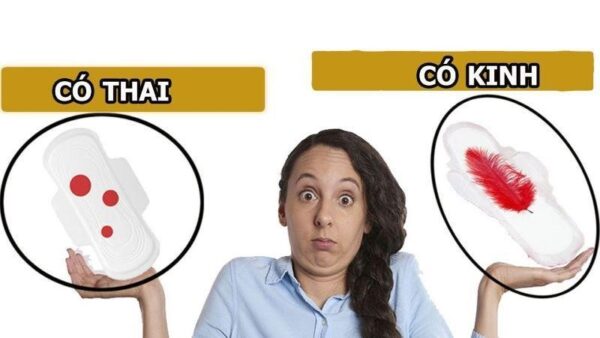 máu báo thai và máu kinh