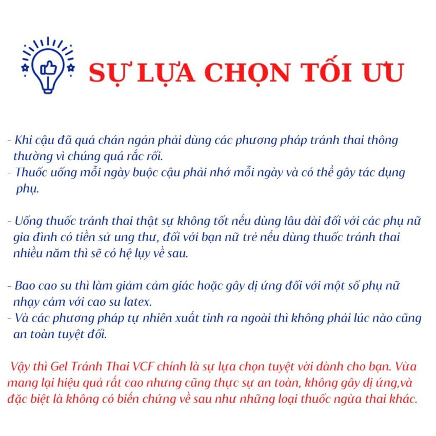Kết Hợp Gel Tránh Thai Với Các Biện Pháp Khác