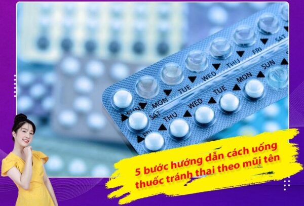 cách uống thuốc tránh thai theo mui tên