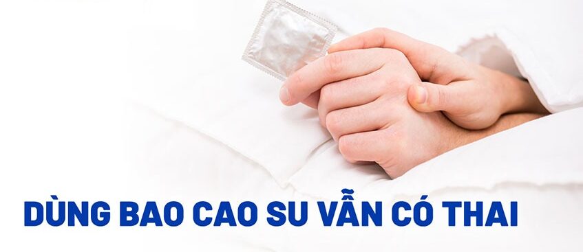 dùng bao cao su có thai không