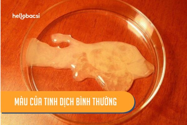 màu của tinh trùng
