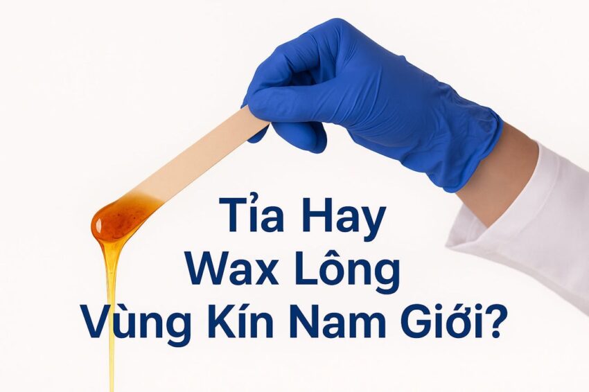 wax lông vùng kín nam