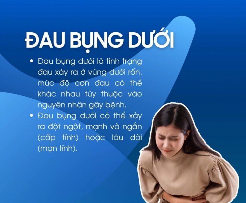 đau âm ỉ bụng dưới