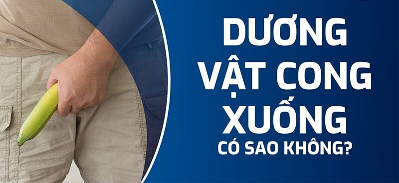 dương vật cong xuống có sao không