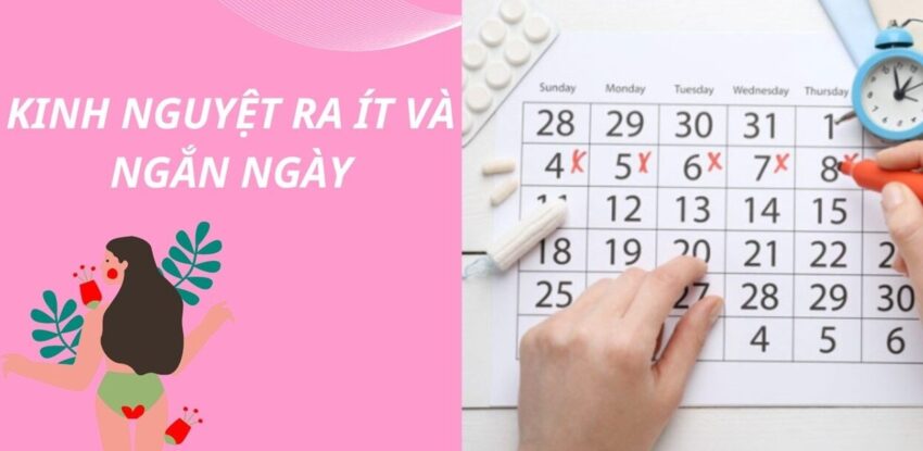 kinh nguyệt ra ít phải làm sao