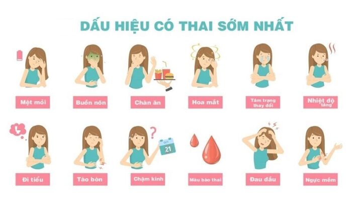 Các Dấu Hiệu Mang Thai Sớm
