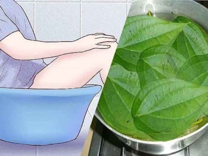 xông lá trầu vùng kín